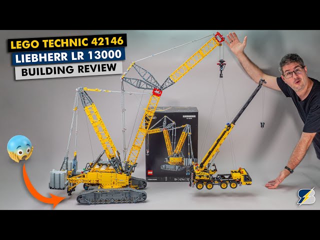 The $700 LEGO Technic monster - 42146 Liebherr LR 13000 detailed building  review part 1 