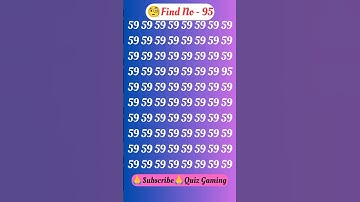 ⚡ Blink and You’ll Lose! Find the Hidden Number Before Your Mind Trips! ❓ QUIZ GAMING