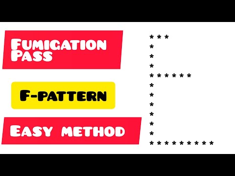 F pattern Program in C | Fumigation Pattern | Brototype Malayalam