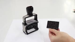 How to use the Trodat Professional Date Stamp