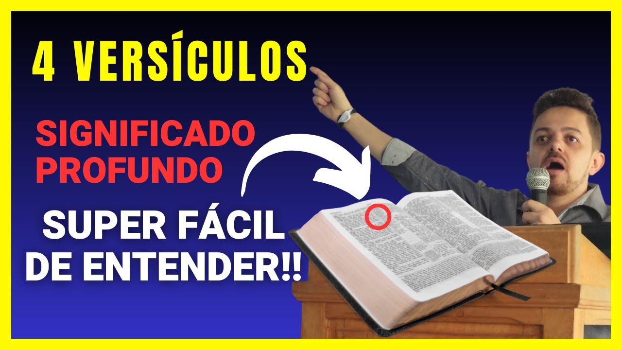 4 VERSÍCULOS para saudação com EXPLICAÇÃO para você dar em qualquer Culto | Teologia Descomplicada