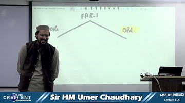 CAF 1 POST BATCH Sir Umer Lecture 1 A1