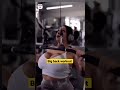 big back workout at gym girl 💪🏋️❗#backtobasics #background 🏋️💪
