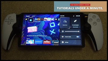 How to get PS Portal Menu up on screen