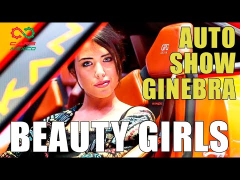 HERMOSAS EDECANES del Auto Show de Ginebra