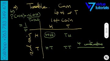 Probability 6:outcome tables