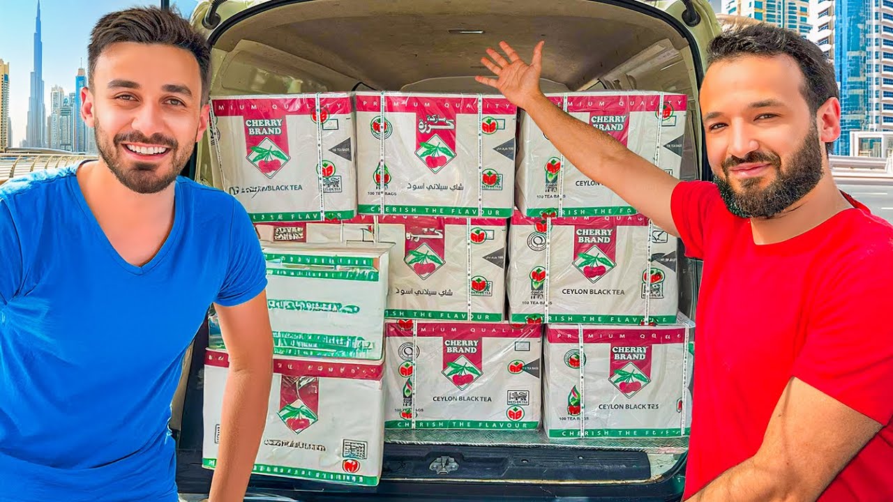 فاجأت اسامة مروة بي اكبر شاحنة شاي!.. ☕️🎁