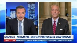 Sen. Dan Sullivan (R-Alaska) speaks with Greg Kelly on Newsmax TV - Sept. 29, 2021