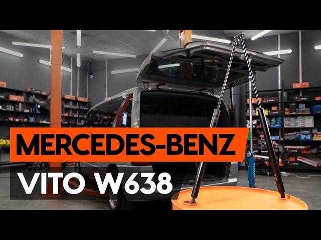 Mercedes Vito W638 Heckklappendämpfer verstärkt Dämpfer