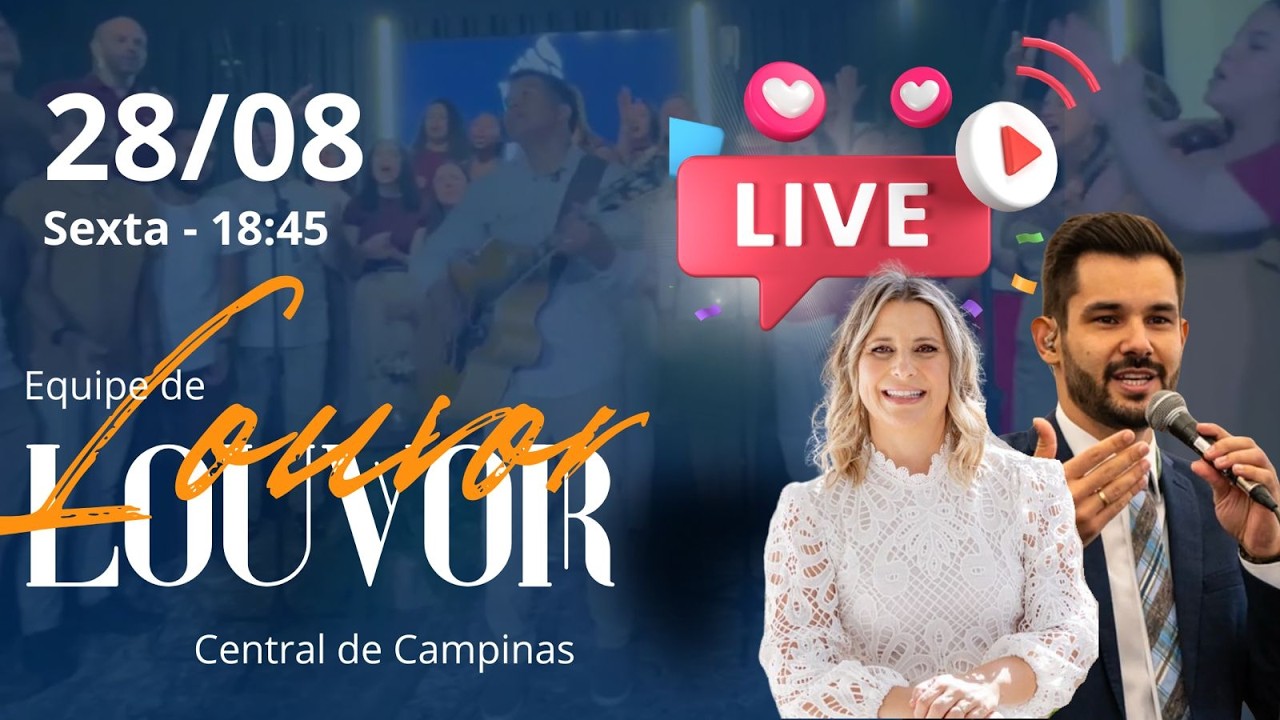 Sexta-Feira  28/08/2026  - Live de Louvor