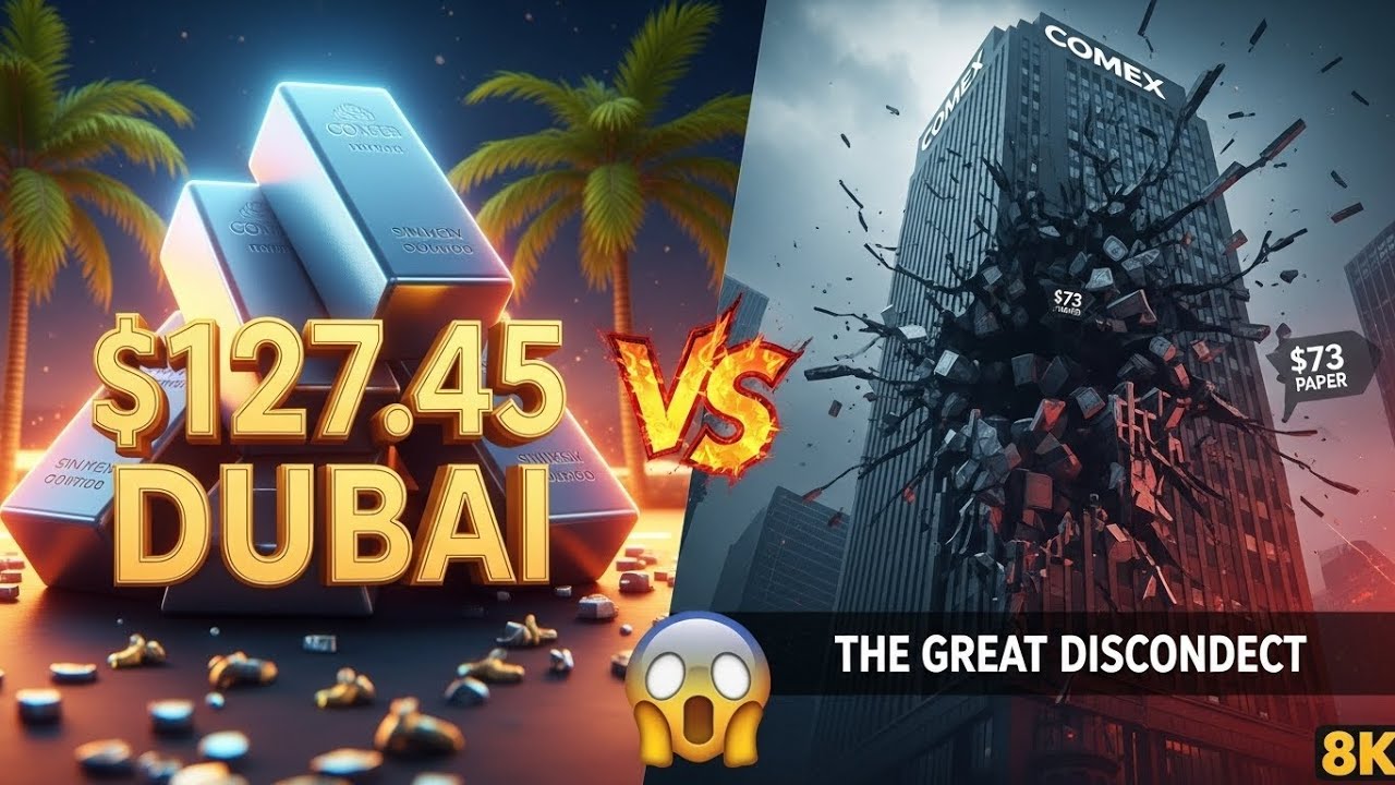 Серебро только что достигло отметки в 127 долларов в Дубае... На COMEX зафиксирована цена в 73 до...