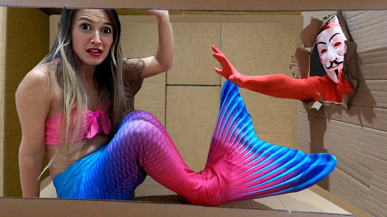 The Mermaid Trapped in the Box! Someone Broke In!