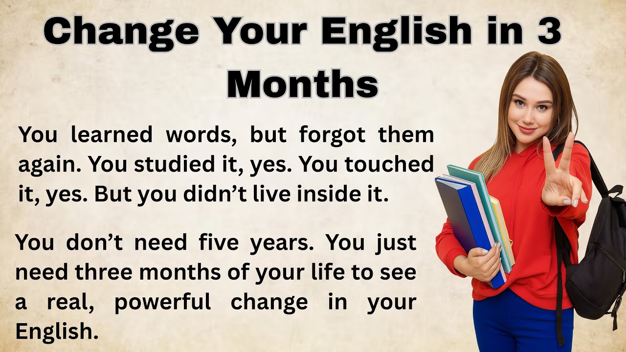 How I Completely Changed My English in Just 3 Months || Improve Your ...