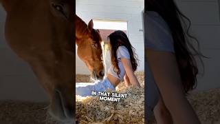Horse Comforts Crying Owner in Most Beautiful Way ❤️ #lovestory