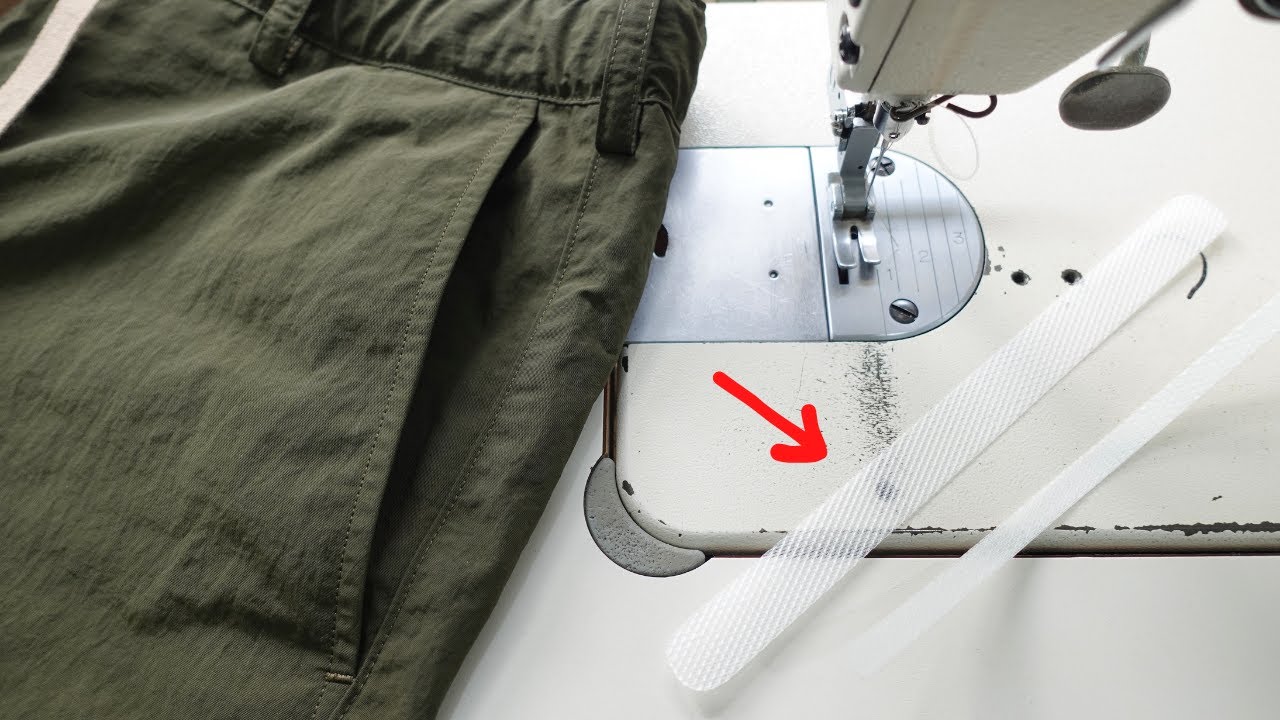 The Magic of the White Strap! Achieve Impeccable Front Pocket Sewing