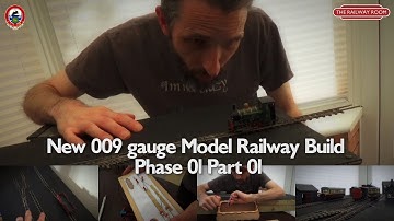 New 009 gauge Model Railway Build - Phase 01 Part 01 | The Railway Room