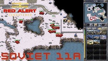 Command & Conquer Red Alert Remastered - Soviet Mission 11A - SUNK COAST NORTH (Hard)