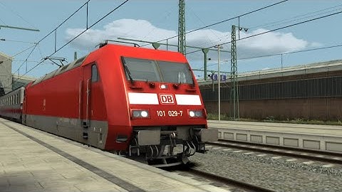 BR101 DB Red - Full Speed to Riesa (Bahnstrecke Riesa - Dresden)