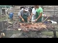 Así se celebra el Festival del Asado con Cuero, en Lascano