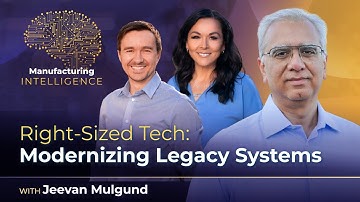 Modernizing Legacy Manufacturing Systems: Bridging AI and the Shop Floor with Right-Sized Technology