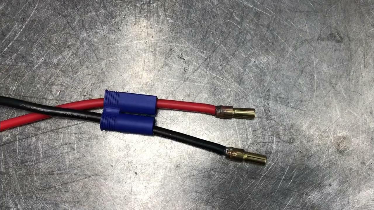 EC5 battery connector soldering Action ! 🔥 👨‍🏭 YouTube