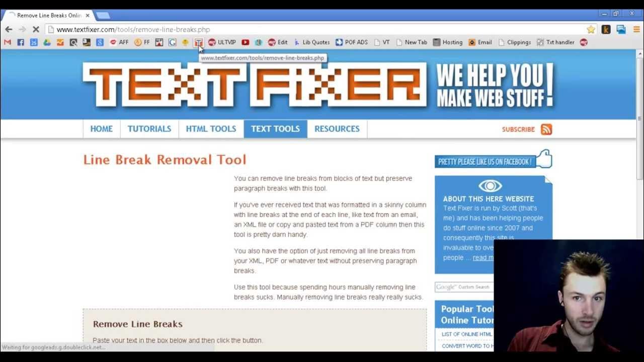 Remove Line Breaks How to Remove Line Breaks, Removing Line Breaks and Fix Text YouTube