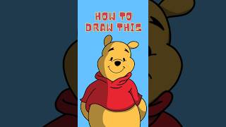 How To Draw Winnie The Pooh drawing procreate digitalart howtodraw cartoon art disney artist