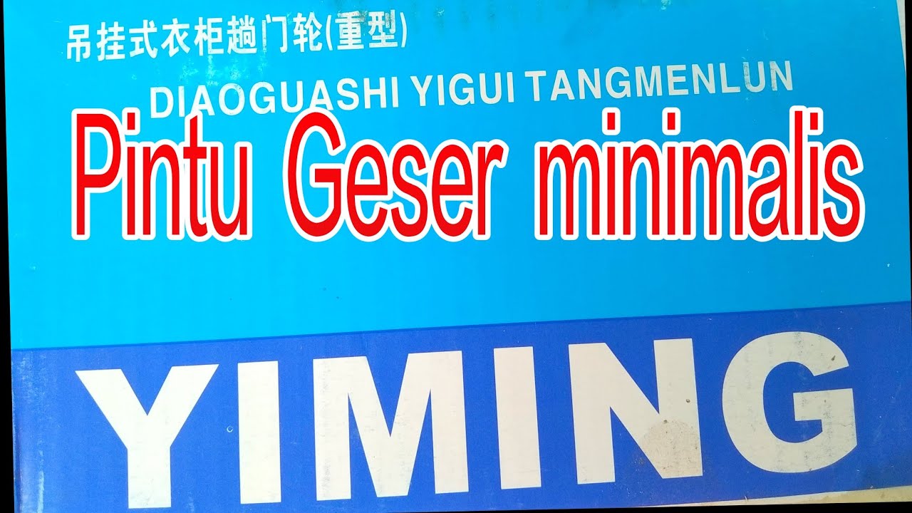  Cara  Memasang  Rel Yiming atau Heticc Di Pintu  Geser  Dan 