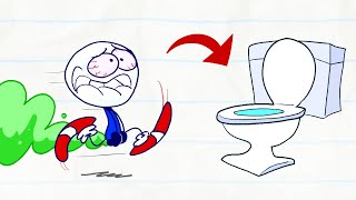 No Restroom For The Wicked | Pencilmation Cartoons! by Pencilmation Live 11,915 views 2 months ago 57 minutes