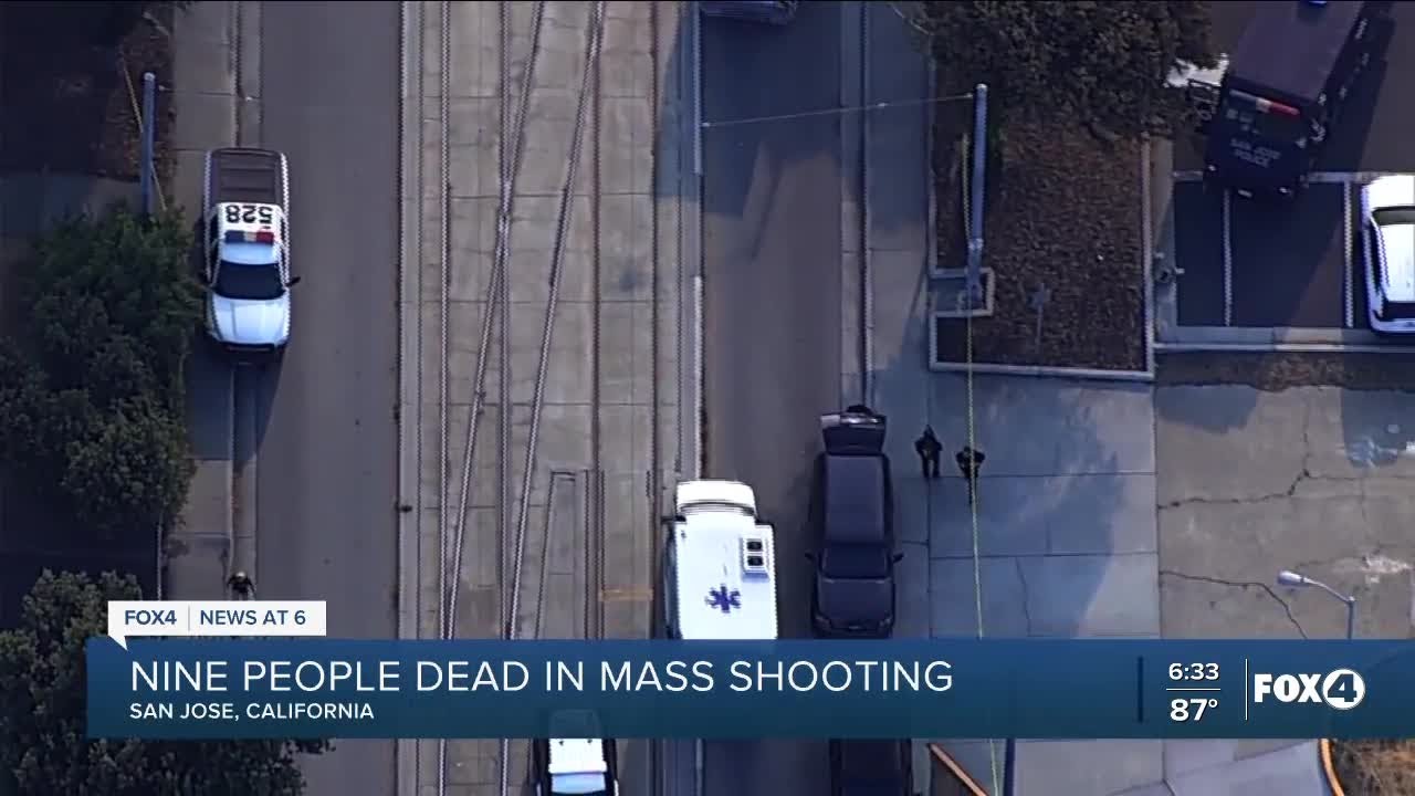 San Jose mass shooting: Death toll rises to nine after victim dies in ...