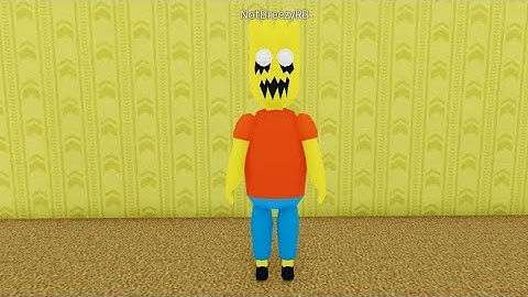 How to get BART SIMPSON/SON GLITCHED BACKROOMS MORPH in Backrooms Morphs (ROBLOX)