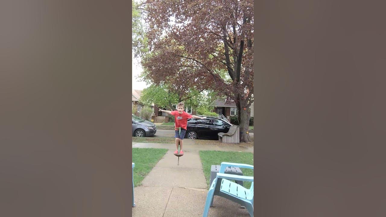 no hands pogo stick YouTube