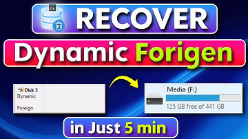 Fix Your Dynamic Foreign Disk Problems in Just 5 Minutes