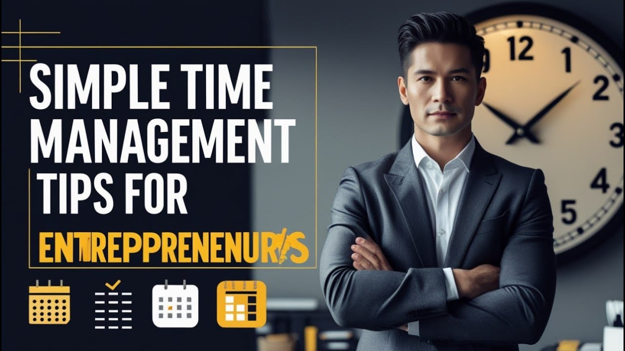 Effective Time Management Tips For Busy Entrepreneurs - YouTube