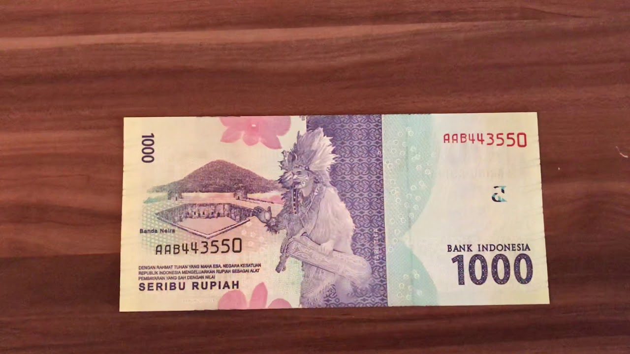 World Paper Money Indonesia Rupiah 