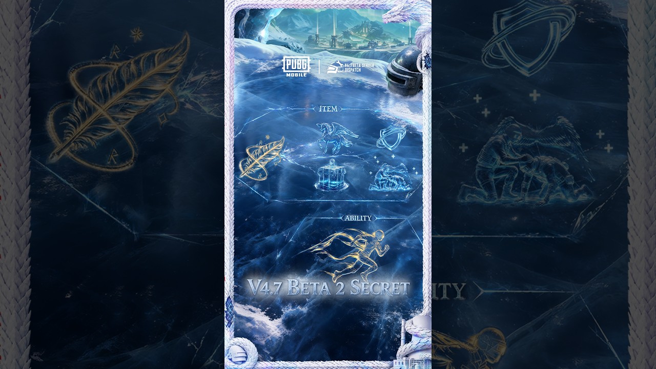 Ikon item dan ability Glyph Skill di PUBG Mobile 4.7 Beta 2