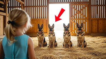 A Little Girl Finds Abandoned Dogs On Her Farm — And Is Stunned To Discover What They Really Were!