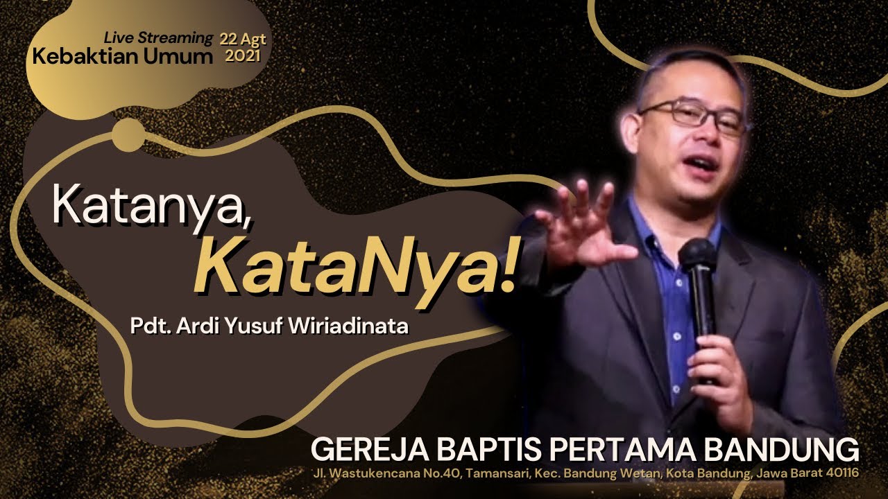 Katanya, KataNya! | Matius 22 : 23 - 33 | Kebaktian Umum - 22 Agustus 2021