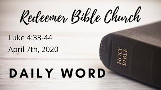 Daily Word | Luke 4:33-44