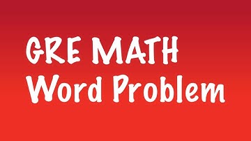01: GRE Math Trick // Understanding difficult word problem with diagram