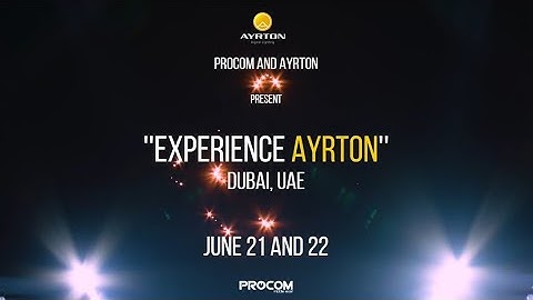 Procom and Ayrton present 