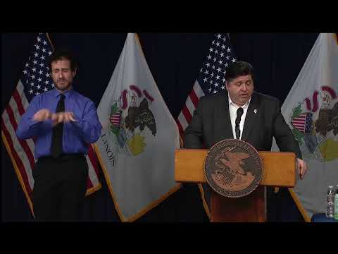 Coronavirus Illinois | Gov. JB Pritzker gives daily COVID-19 update on new deaths, cases in IL