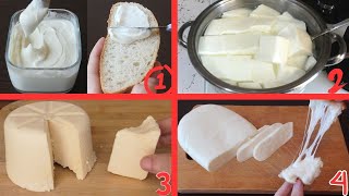 Don't Buy Cheese - Making 4 Types of Cheese at Home