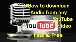 How to Download only Audio of any You Tube video || No software required | Fast and free downloading screenshot 3