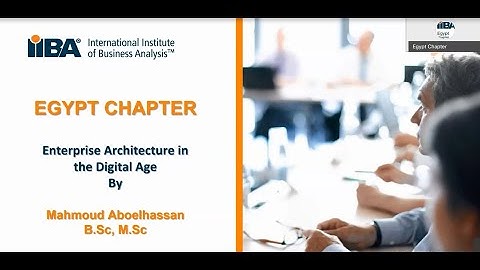 Enterprise Architecture in the Digital Age