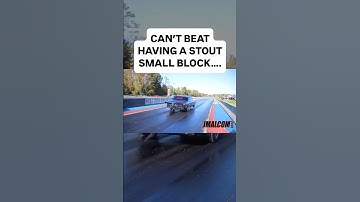 Sending a 500+ shot of nitrous through a small block Chevy is insane