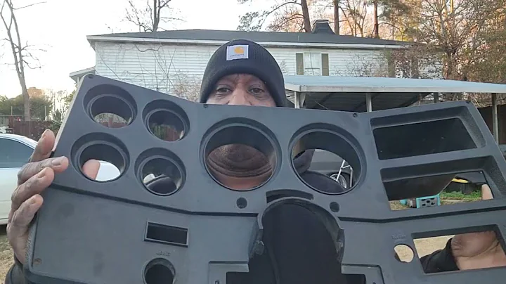 Modifying my factory dash bezel  79 Jimmy 