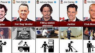 Comparison What Was The First Job Of Famous Actors Before Acting And Become Famous