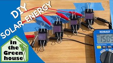 DIY Solar Energy: Photosynthetic Solar Cells (In the Greenhouse #17)