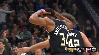 Giannis Antetokounmpo 5 THREE’s career high, does KING ME celebration